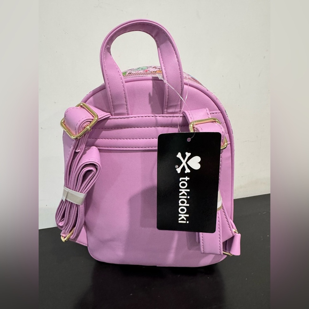 Tokidoki Unicorno and Friends Floral Mini Backpack - Picture 5 of 10